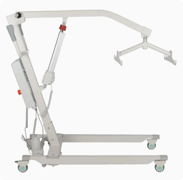 Movable Dl-Electric Shifting Machine Medical Four Wheel Convenient Equipment Wheelchair Patient Lift Transfer Shower Chair with Steel Pipe Hanger