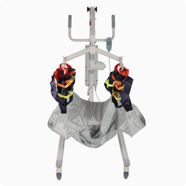 Movable Dl-Electric Shifting Machine Medical Four Wheel Convenient Equipment Wheelchair Patient Lift Transfer Shower Chair with Steel Pipe Hanger