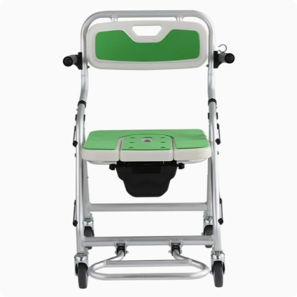Hospital Disabled Nursing Adjustable Transfer Commode Chair Shower Chair