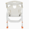 Multi-Function Manual Transfer Hospital Patient Medical Instrument Aluminum Alloy Portable Toilet Shower Chair for Elderly Disable