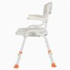 Multi-Function Manual Transfer Hospital Patient Medical Instrument Aluminum Alloy Portable Toilet Shower Chair for Elderly Disable