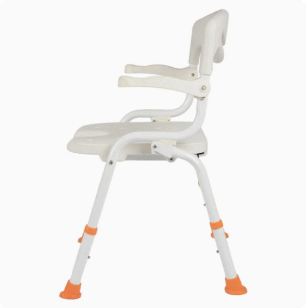 Multi-Function Manual Transfer Hospital Patient Medical Instrument Aluminum Alloy Portable Toilet Shower Chair for Elderly Disable