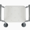 Aluminum Alloy Shower Chair Anti-Slip Toilet Bathroom Chair with Private Parts Cleaning Design